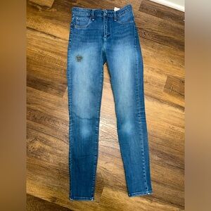 Abercrombie & Fitch Simone High Rise Blue Jeans